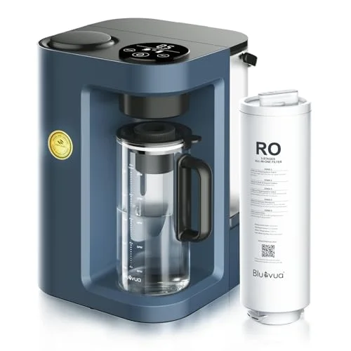 Bluevua RO100ROPOT-Lite 7-stage UV countertop reverse osmosis water filter with LED display